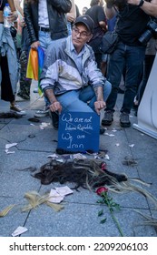 In Response To The Arrest Of An Iranian Woman Mahsa Amini By The Country's Morality Police In Tehran, A Protest Demonstration Was Held In Kadikoy Istanbul, Turkey On October 2, 2022.