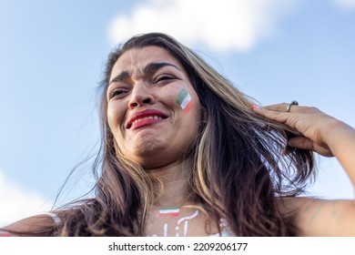 In Response To The Arrest Of An Iranian Woman Mahsa Amini By The Country's Morality Police In Tehran, A Protest Demonstration Was Held In Kadikoy Istanbul, Turkey On October 2, 2022.