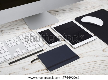 Responsive design mockup