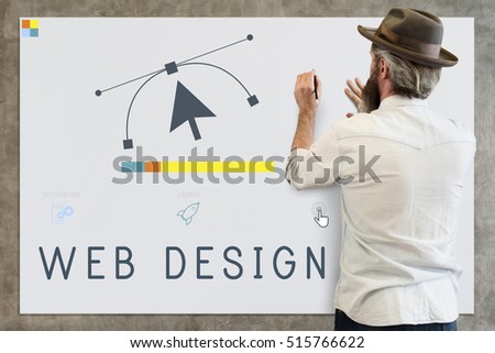 Responsive Design Website Template Layout Concept