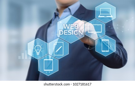 Responsive Web Desing Website Business Internet Technology Concept.