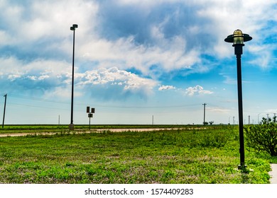 A Rest Area Somewhere In The Middle Of Nowhere In Texas, USA.