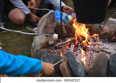 Rest at a fire