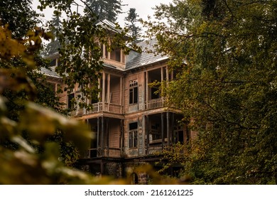 rest house in racha, georgia - Shutterstock ID 2161261225
