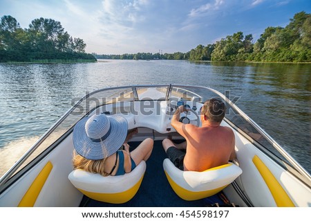 Rest on the boat in Ukraine