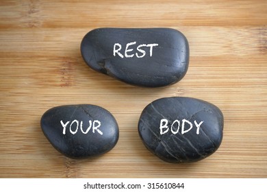 Rest your body, health conceptual - Shutterstock ID 315610844