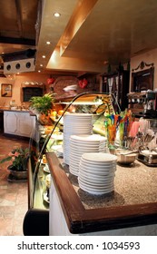 At restaurant