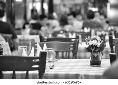 In restaurant