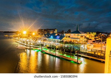 Restaurant Bar At Tampa Bay Night 