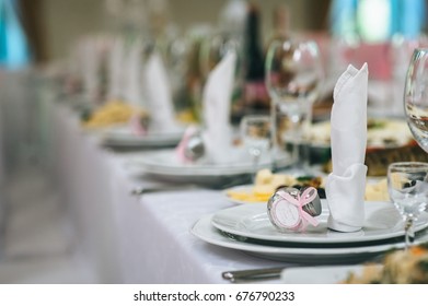 Restaurant before the wedding