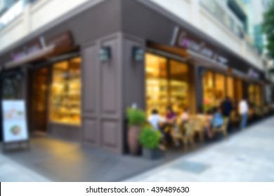 Restaurant blur background