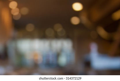 Restaurant Blurred Background