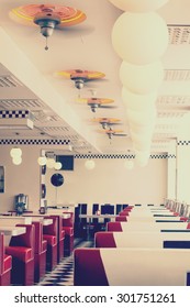 restaurant diner old fashion like color filter