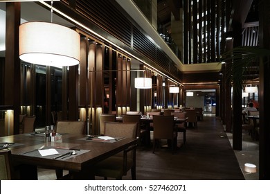 Restaurant interior - Shutterstock ID 527462071