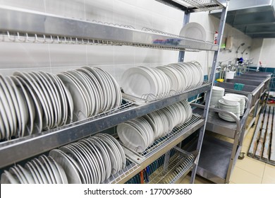 Restaurant Kitchen Equipment For Preparing Food, Meal, Plates, Details.