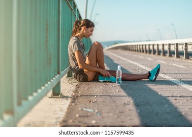 Resting after workout