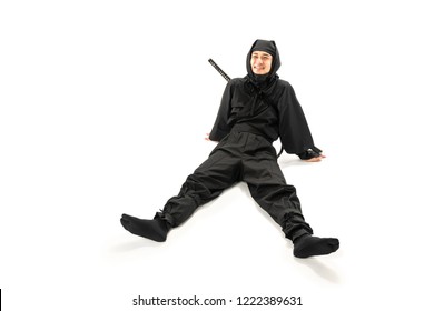 Ninja Sitting Images Stock Photos Vectors Shutterstock