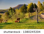 resting place with signpost in annaberg-buchholz