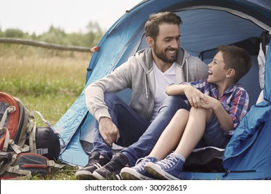 Resting in the tent during the camping - Powered by Shutterstock