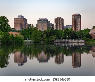 Reston Virginia Building Skyline Reflection