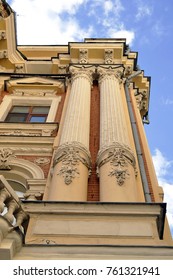 Restored Baroque Revival Architecture Elements