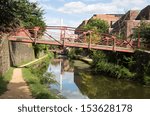 Restored Chesapeake and Ohio Canal National Historic Park in Georgetown Washington DC