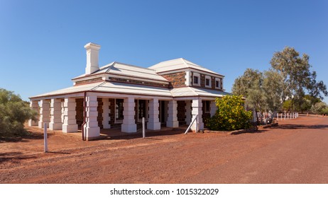 The Restored Courthouse  At The Historic And Abandoned Pearling Port At Cossack In The Pilbara Of Western Australia.