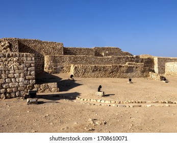 Restored Old Boat In The Ruins Of The Old Town Of Khor Rori, On The Silk Road. Oman