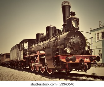 Restored Old Vintage Steam Train.