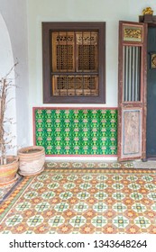 Restored Sino Portuguese Architecture On Thalang Road In Old Phuket Town, Thailand