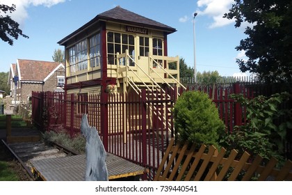 Restored Warmley Station Signal Box On The Avon Cycle Path Between Bristol & Bath