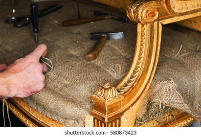 Restoring An Antique Sofa 