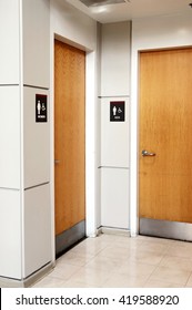 Restroom Doors In Office Building