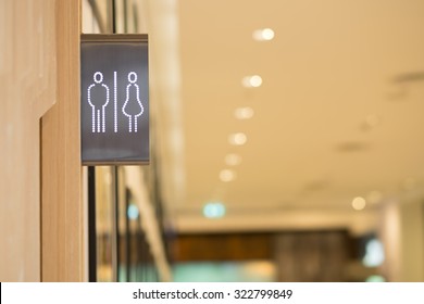 Restroom sign