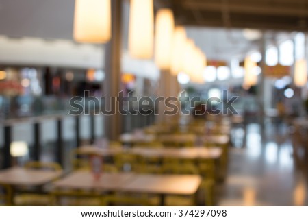 restuarant blur background