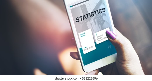 Results Statistic Research Data Analysis Concept