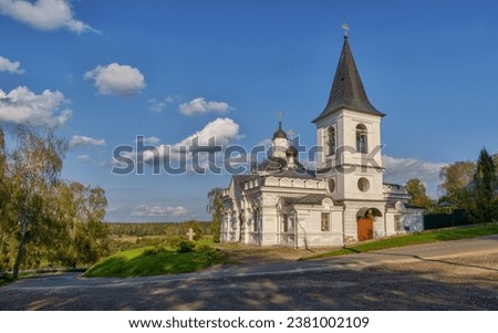 Resurrection Church in the city of Tarusa, Kaluga region, in Russia.