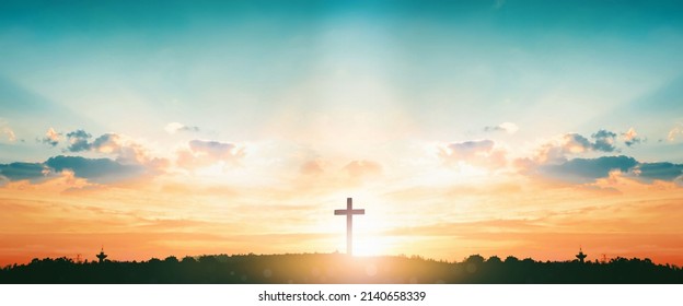 Resurrection of Jesus Christ concept, Easter Sunday