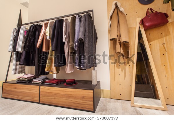 Retail Clothes Shop Design Interior Stock Photo Edit Now 570007399