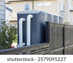 Retention rainwater tank collects and stores rain water or stormwater for later use