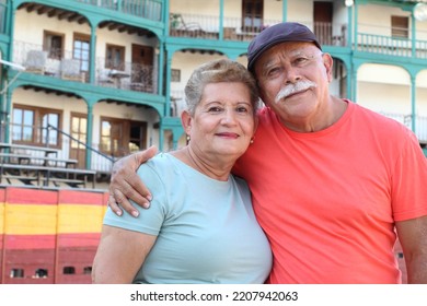 Retired Couple Visiting Spain Together 