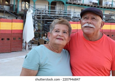 Retired Couple Visiting Spain Together 