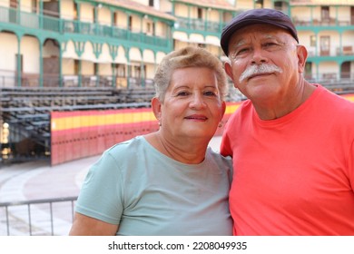 Retired Couple Visiting Spain Together 