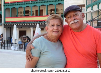 Retired Couple Visiting Spain Together 