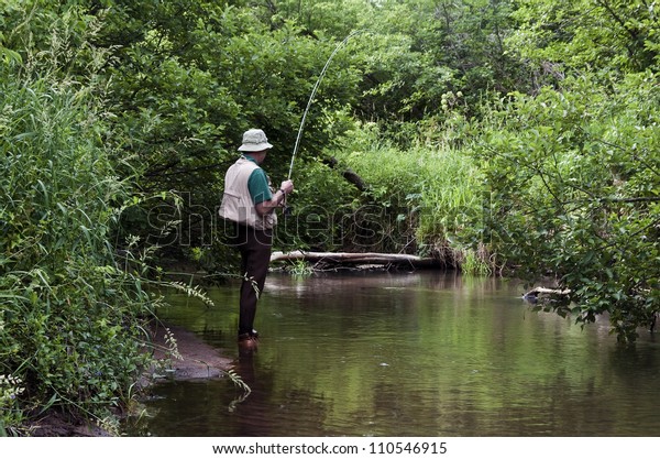 small stream fly line