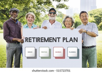 Retirement Plan Budget Investment Concept