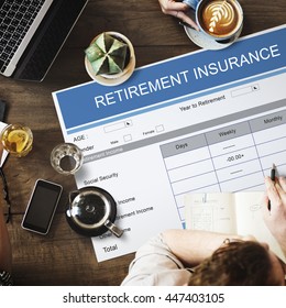 Retirement Plan Insurance Benefits Healthcare Concept