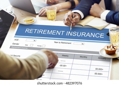 Retirement Plan Insurance Benefits Healthcare Concept