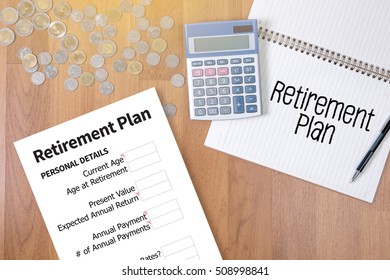 Retirement Plan Loan Liability Tax Form Stock Photo 511002946 ...