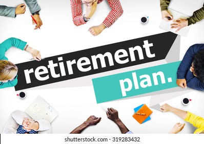 Retirement Plan Retirement Planning Pension Concept